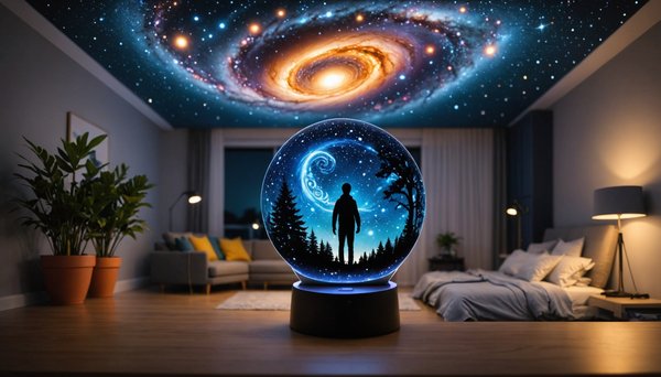 Transformez votre intérieur avec la lampe veilleuse galaxie