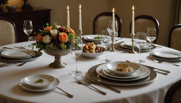 Dresser une table élégante : l'art de l'harmonie culinaire